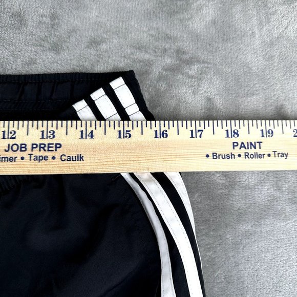 Adidas Track Pants Adult M Black Joggers Drawstring Athletic Casual Mens - Picture 5 of 7